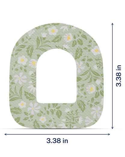 EXTREME - Omnipod Adhesive Patches - Floral (15 Pack)