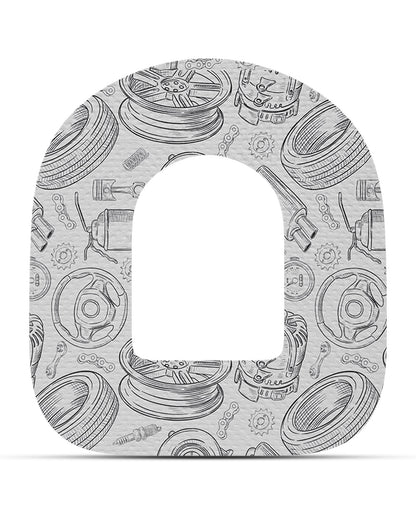 EXTREME - Omnipod Adhesive Patches - Cars (15 Pack)