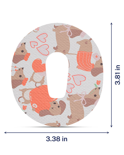 EXTREME - Dexcom G6 Adhesive Patches - Valentine (15 Pack)
