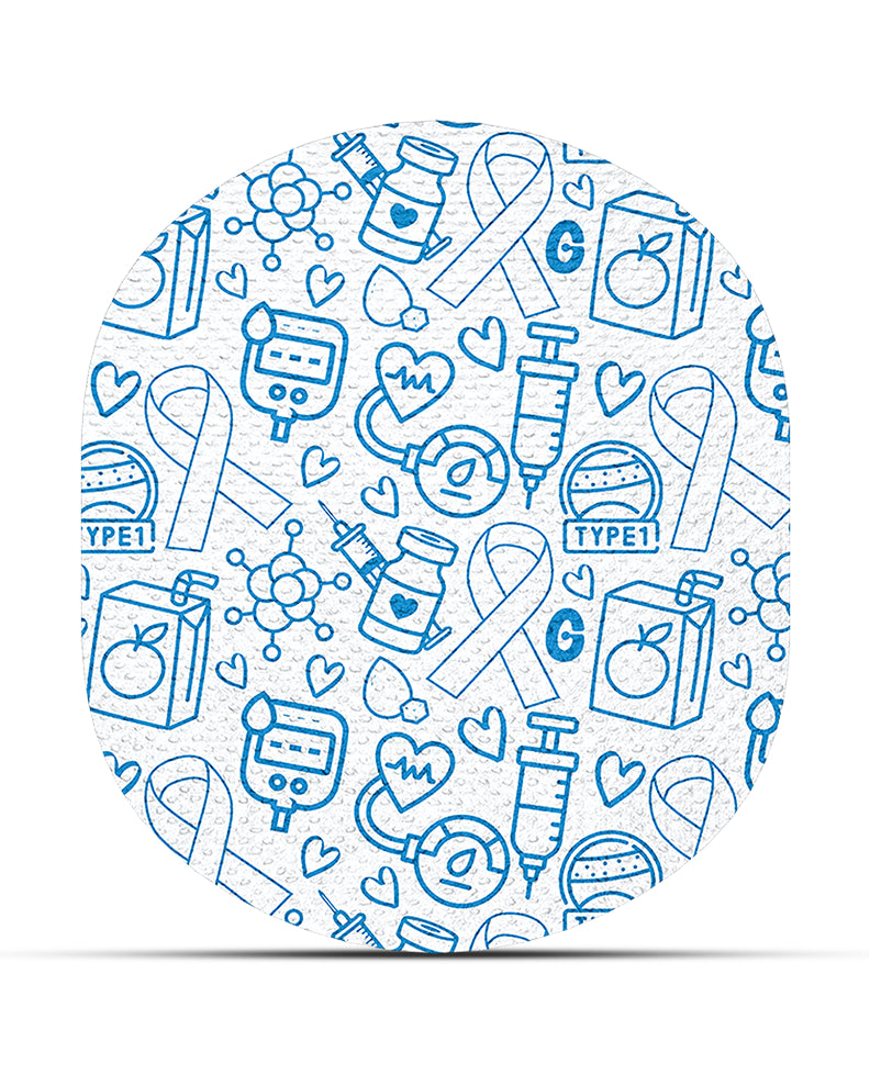 EXTREME - Medtronic Guardian Adhesive Patches - T1D Awareness (15 Pack)
