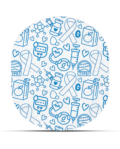 EXTREME - Medtronic Guardian Adhesive Patches - T1D Awareness (15 Pack)