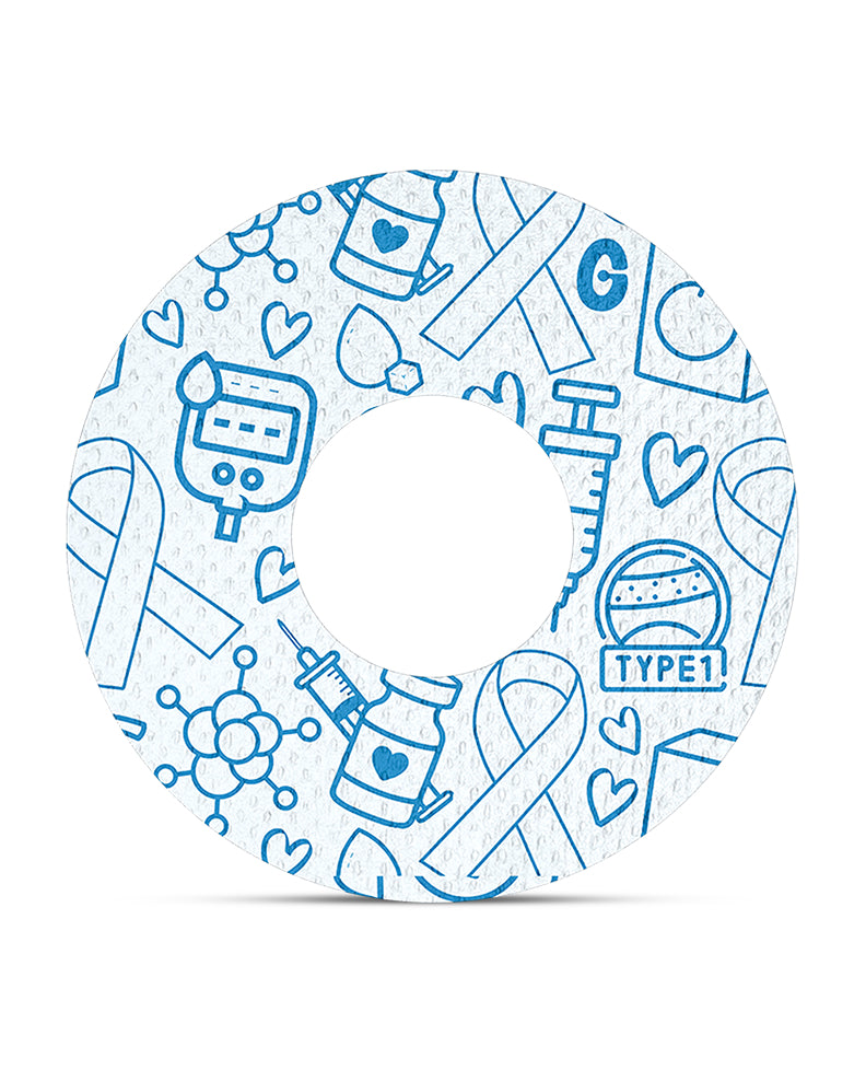 EXTREME - Infusion Sets & Universal Adhesive Patches - T1D Awareness (15 Pack)