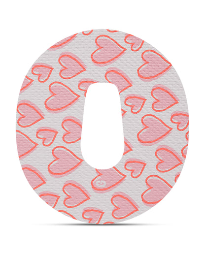 EXTREME - Dexcom G6 Adhesive Patches - Valentine (15 Pack)