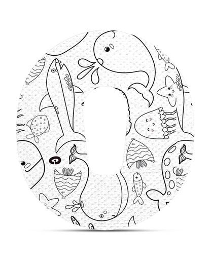 EXTREME - Dexcom G6 Adhesive Patches - Doodle (15 Pack)