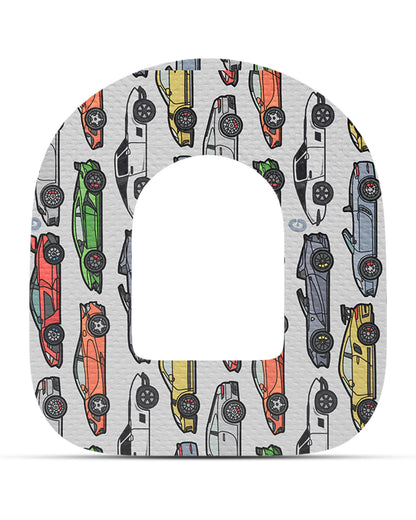 EXTREME - Omnipod Adhesive Patches - Cars (15 Pack)