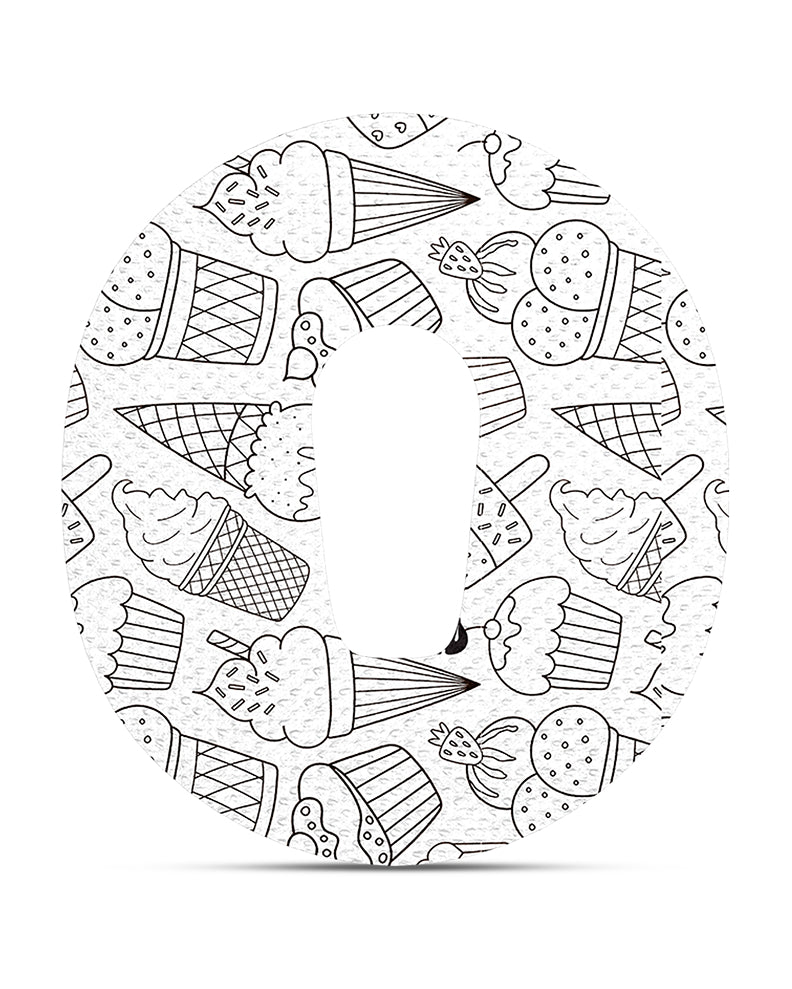 EXTREME - Dexcom G6 Adhesive Patches - Doodle (15 Pack)