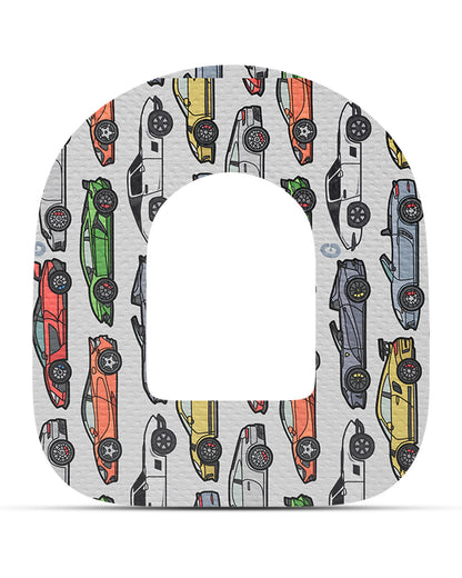 EXTREME - Omnipod Adhesive Patches - Cars (15 Pack)