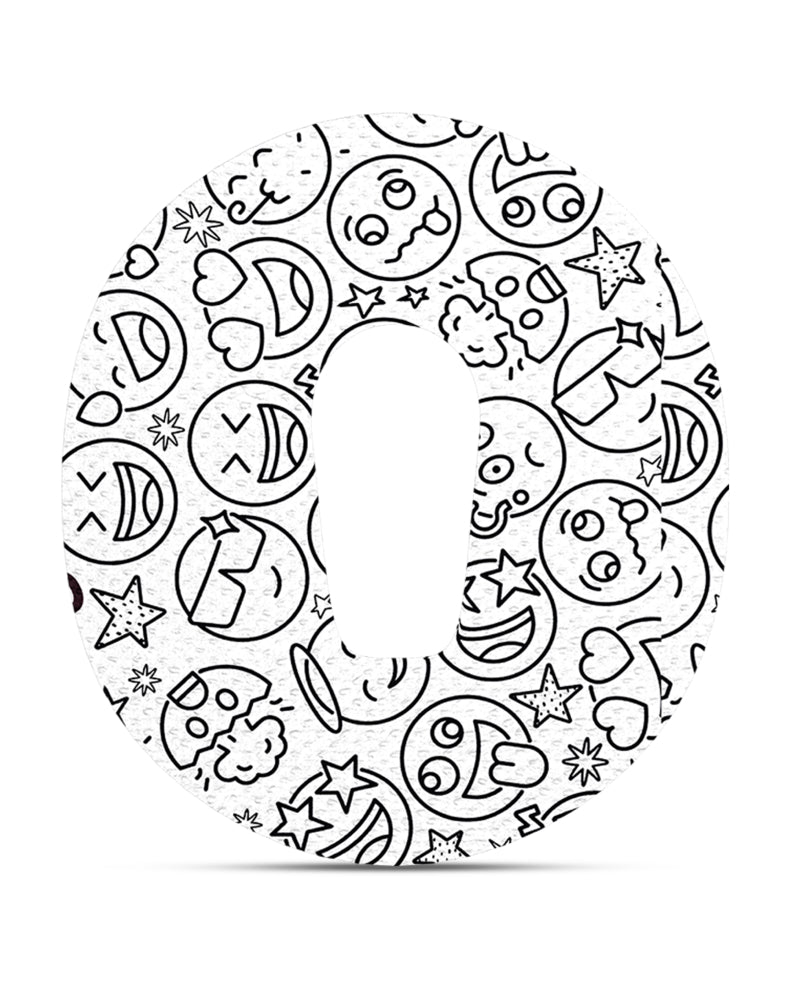 EXTREME - Dexcom G6 Adhesive Patches - Doodle (15 Pack)