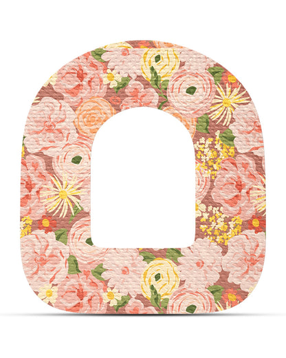 EXTREME - Omnipod Adhesive Patches - Floral (15 Pack)