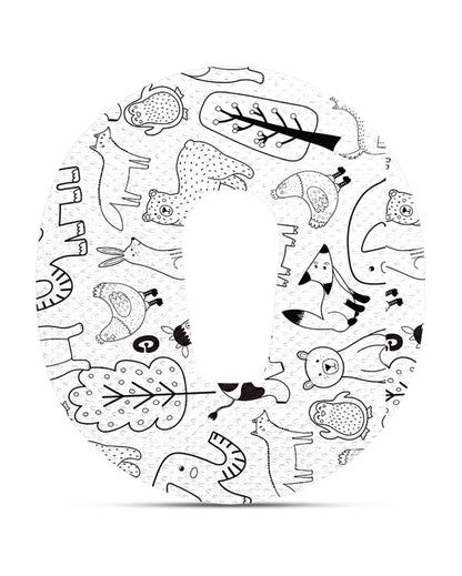 EXTREME - Dexcom G6 Adhesive Patches - Doodle (15 Pack)