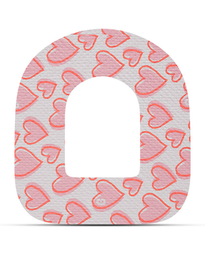 EXTREME - Omnipod Adhesive Patches - Valentine (15 Pack)
