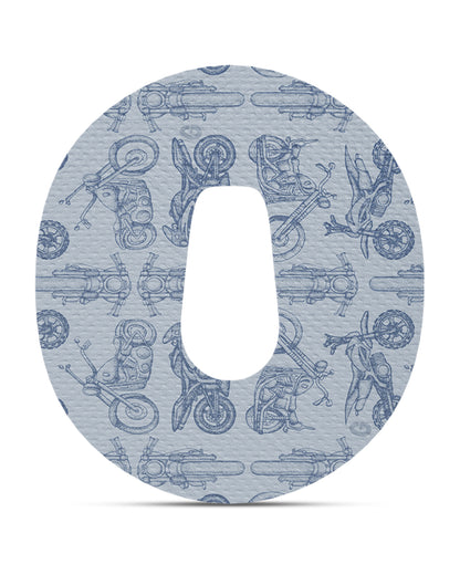 EXTREME - Dexcom G6 Adhesive Patches - Cars (15 Pack)