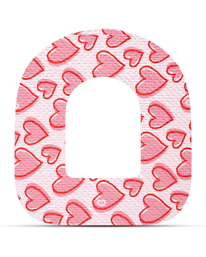 EXTREME - Omnipod Adhesive Patches - Valentine (15 Pack)