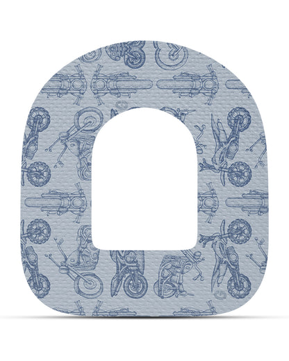 EXTREME - Omnipod Adhesive Patches - Cars (15 Pack)