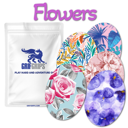 Style Themes Combo in Ovals - Extreme Adhesive - 25 pack - CGM, Infusion & Pump Grips