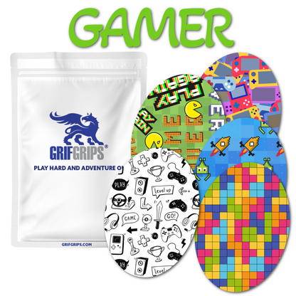 Style Themes Combo in Ovals - Extreme Adhesive - 25 pack - CGM, Infusion & Pump Grips