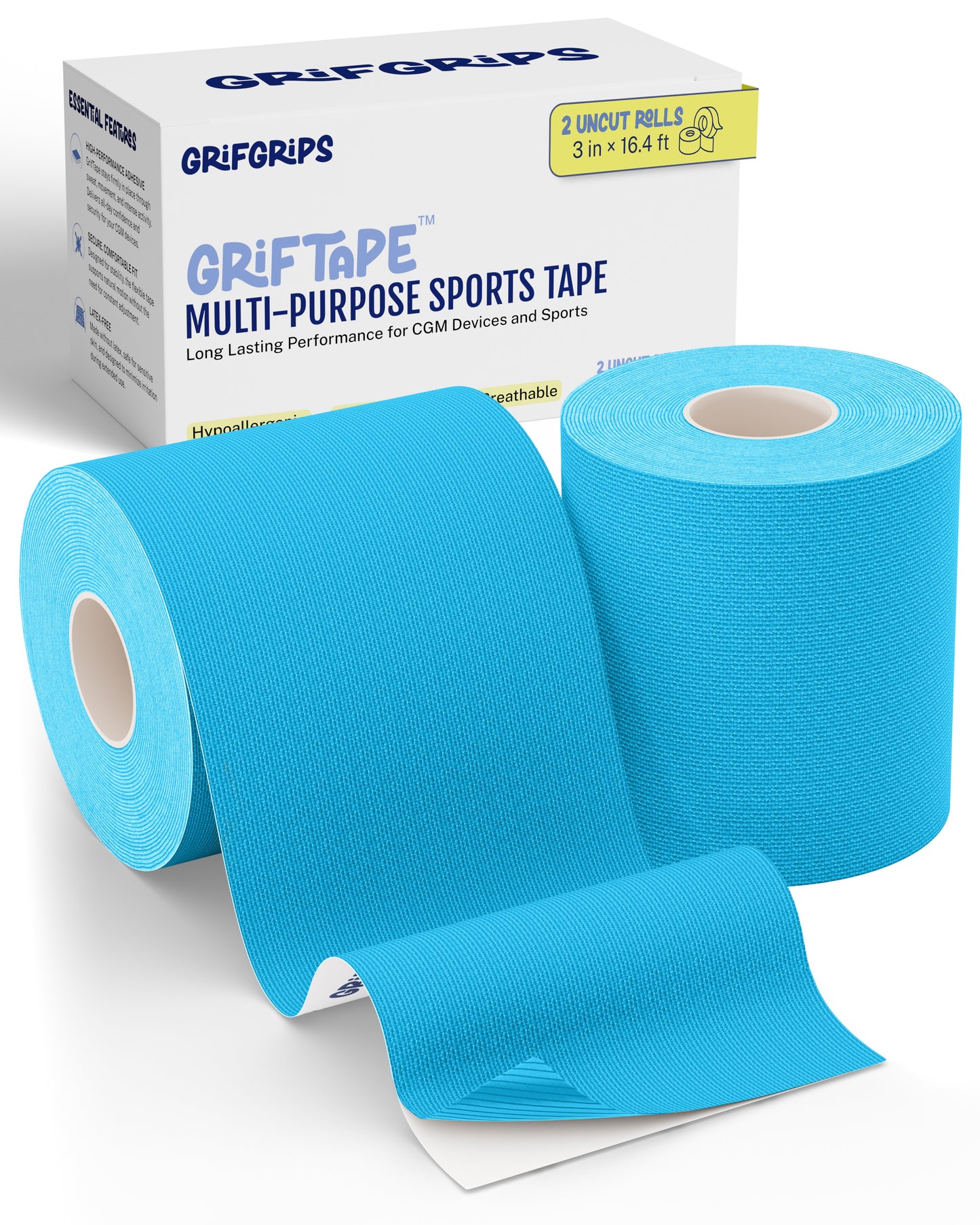 ORIGINAL Athletic Tape Roll – 2 Pack (Blue)