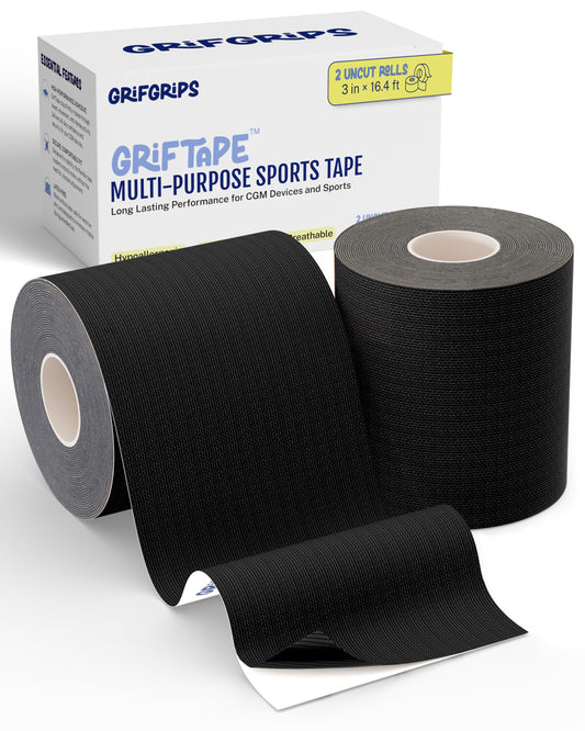 ORIGINAL Athletic Tape Roll – 2 Pack (Black)
