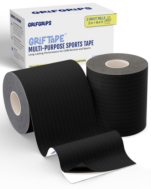 ORIGINAL Athletic Tape Roll – 2 Pack (Black)