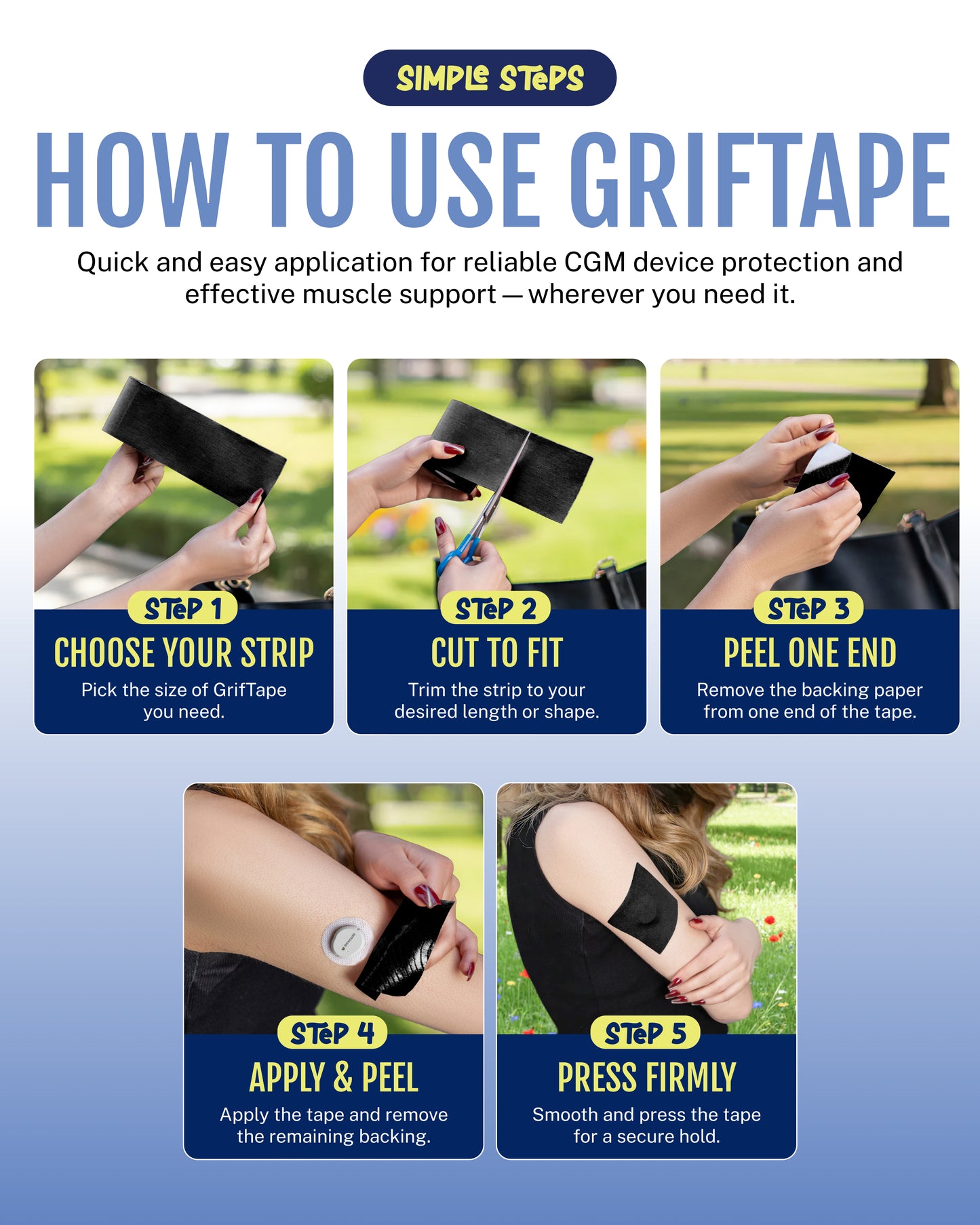 ORIGINAL Athletic Tape Roll – 2 Pack (Black)
