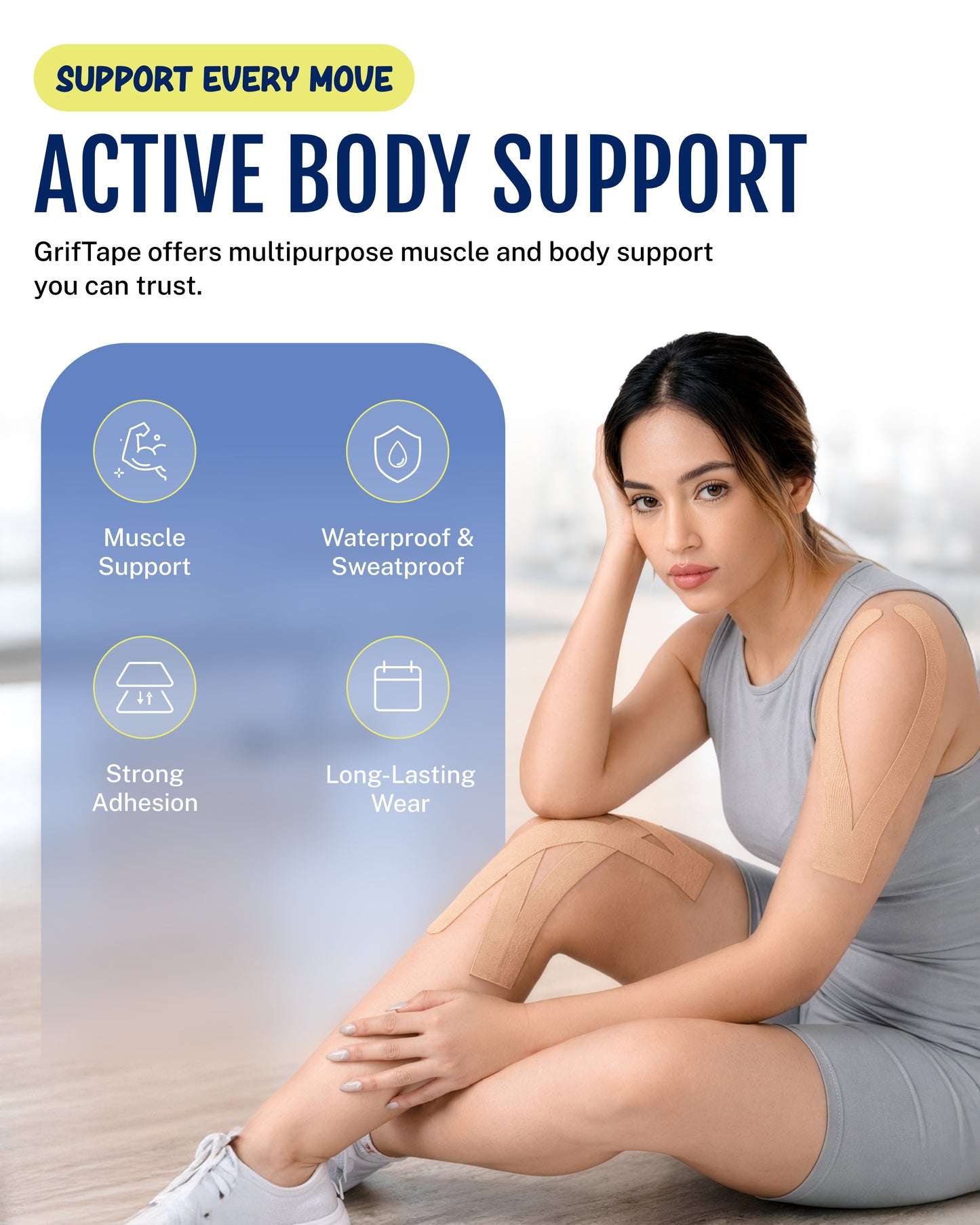 ORIGINAL Athletic Tape Roll – 2 Pack (Tan)