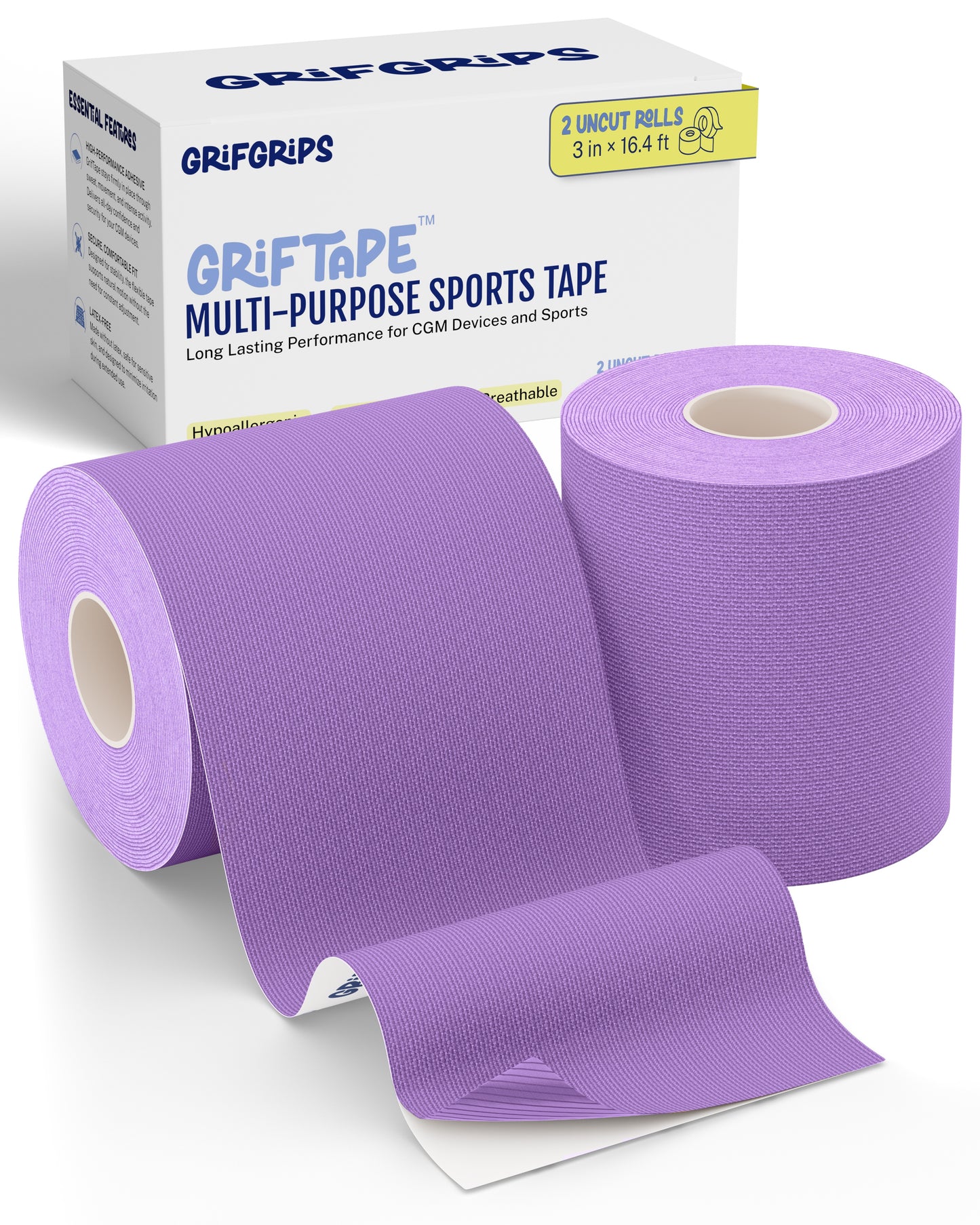 ORIGINAL Athletic Tape Roll – 2 Pack (Purple)