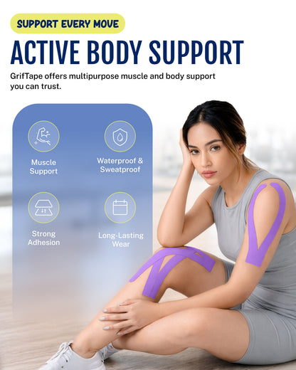 ORIGINAL Athletic Tape Roll – 2 Pack (Purple)