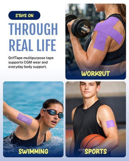 ORIGINAL Athletic Tape Roll – 2 Pack (Purple)