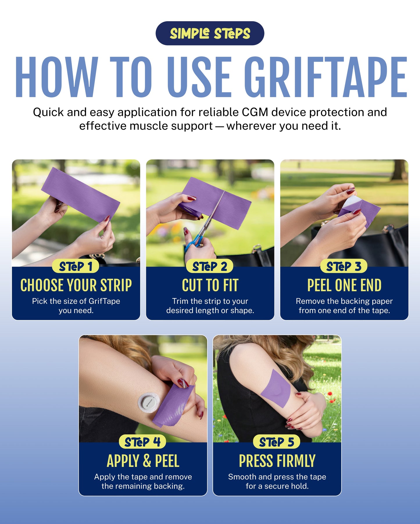 ORIGINAL Athletic Tape Roll – 2 Pack (Purple)