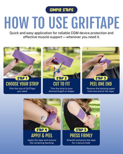 ORIGINAL Athletic Tape Roll – 2 Pack (Purple)