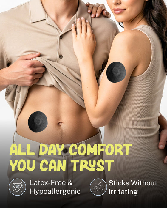 EXTREME - Dexcom G7 and Stelo Adhesive Patches - Black (20 Pack)