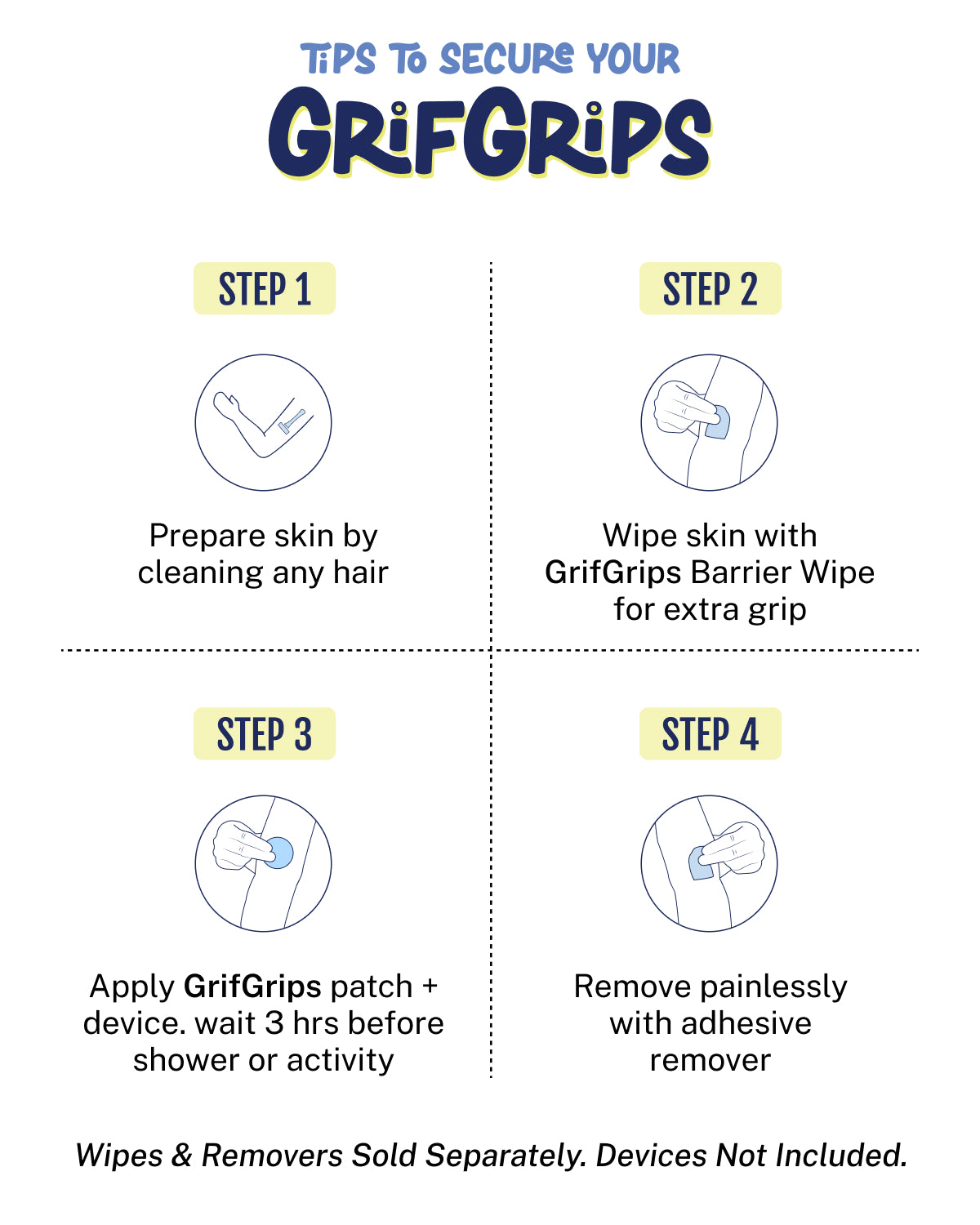 EXTREME - Libre 2/2+ and Lingo Adhesive Patches - Black (20 Pack)