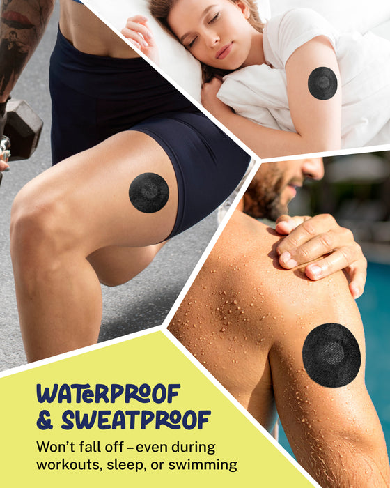 EXTREME - Libre 3/3+ Adhesive Patches - Black (20 Pack)