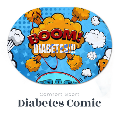 Comfort Sports - Choose Adhesive & Design - 5 Pack - CGM, Infusion & Pump Grips