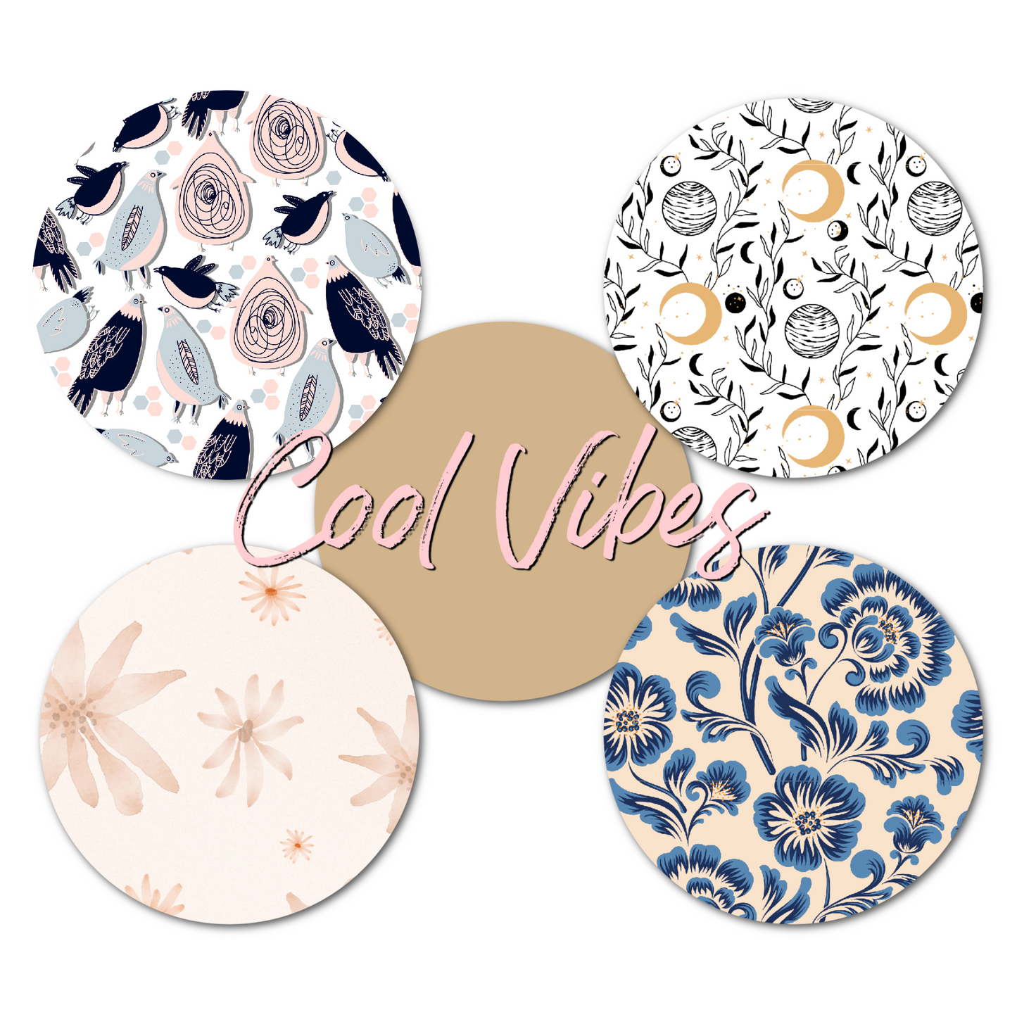 Relaxed Variety Packs - Extreme Adhesive - Choose Design - 25 Pack - CGM Devices, Infusion Sets & Pump Grips