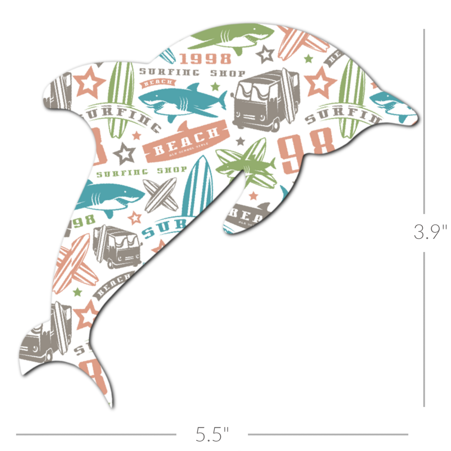 Dolphin - Choose Adhesive & Design - 5 Pack - CGM, Infusion & Pump Grips