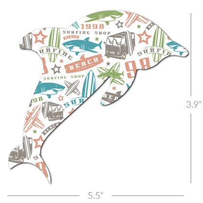 Dolphin - Choose Adhesive & Design - 5 Pack - CGM, Infusion & Pump Grips