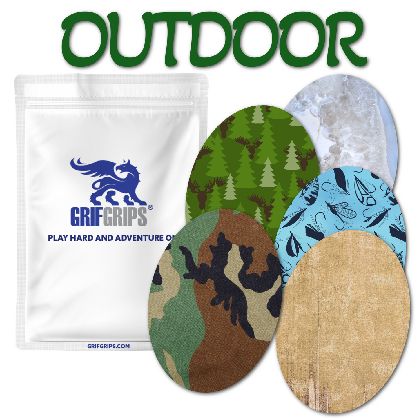 Style Themes Combo in Ovals - Extreme Adhesive - 25 pack - CGM, Infusion & Pump Grips