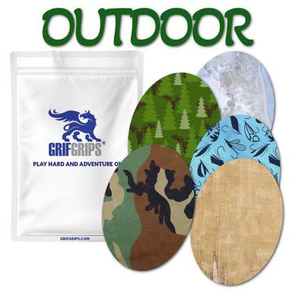 Style Themes Combo in Ovals - Extreme Adhesive - 25 pack - CGM, Infusion & Pump Grips