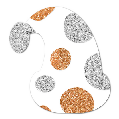 Holiday Hat - Choose Adhesive & Design - 5 Pack - CGM, Infusion & Pump Grips