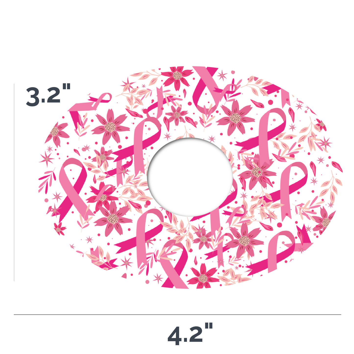 Breast Cancer Awareness Combo - Extreme Adhesive - 3 Pack - CGM, Infusion & Pump Grips