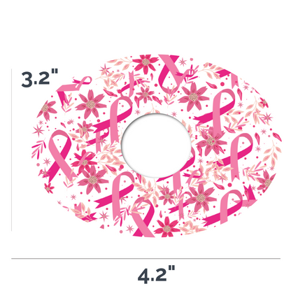 Breast Cancer Awareness Combo - Extreme Adhesive - 3 Pack - CGM, Infusion & Pump Grips