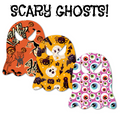 Halloween Ghost Combo - Extreme Adhesive - 3 Pack - CGM, Infusion & Pump Grips