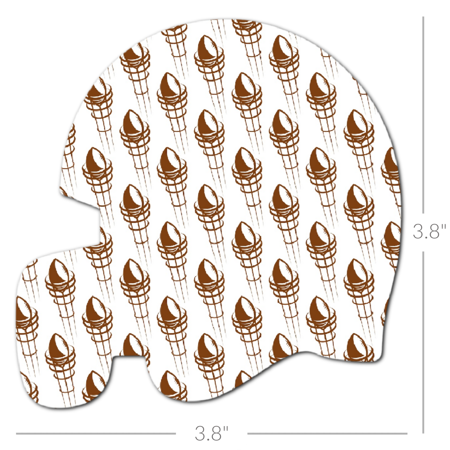 Football Helmet - Choose Adhesive & Design - 5 Pack- CGM, Infusion & Pump Grips