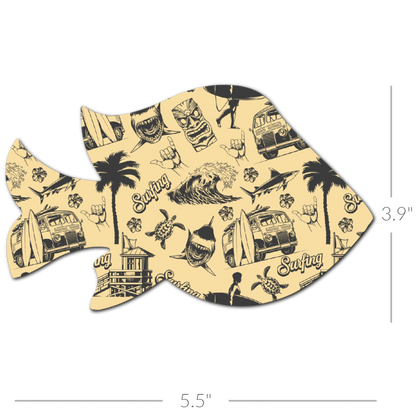 Frankie the Fish - Choose Adhesive & Design - 5 Pack - CGM, Infusion & Pump Grips