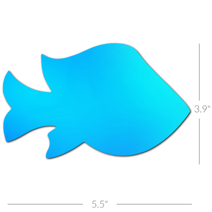 Frankie the Fish - Choose Adhesive & Design - 5 Pack - CGM, Infusion & Pump Grips