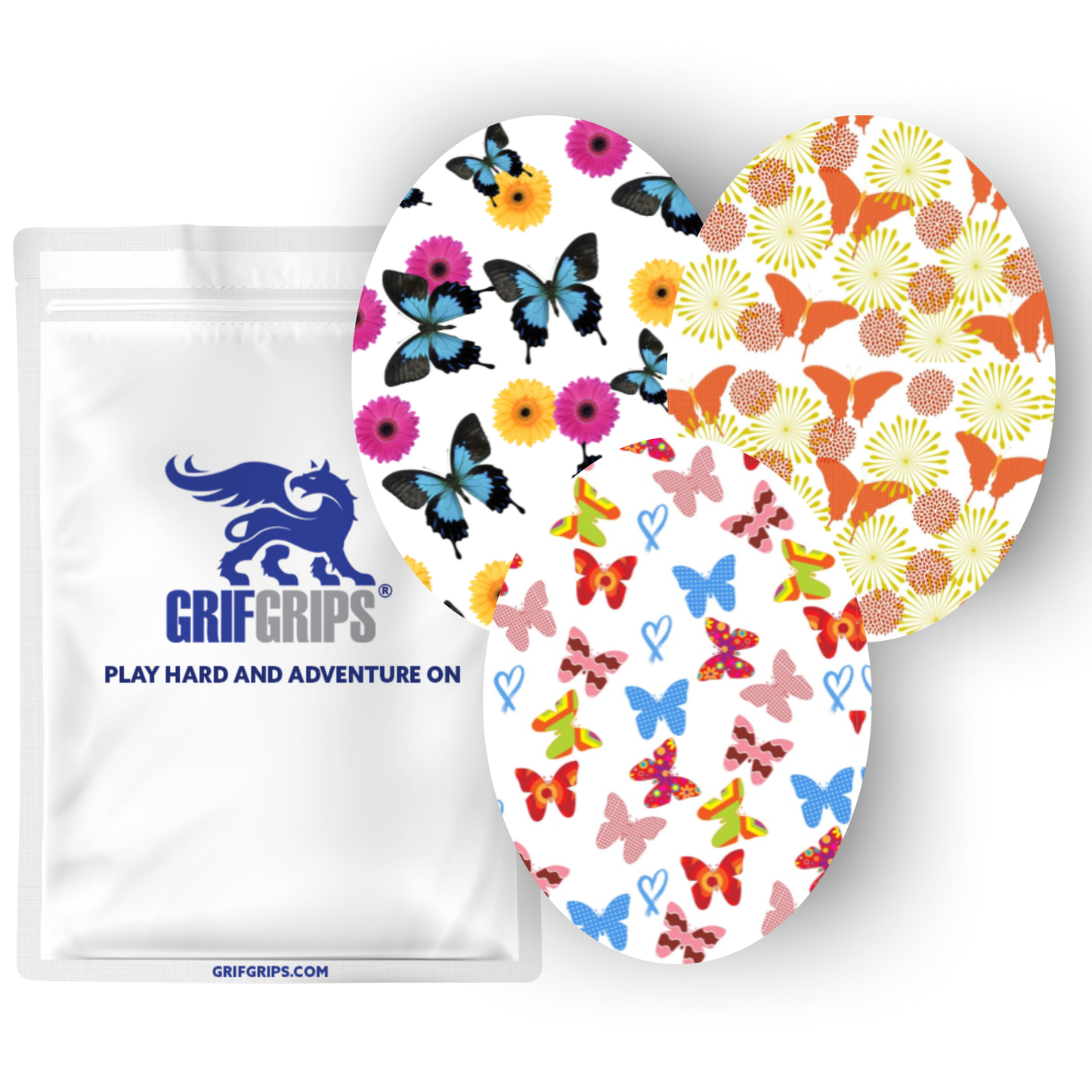 Choose your Theme Combo in Ovals - Extreme Adhesive - 15 Pack - CGM Devices, Infusion Sets & Pump Grips