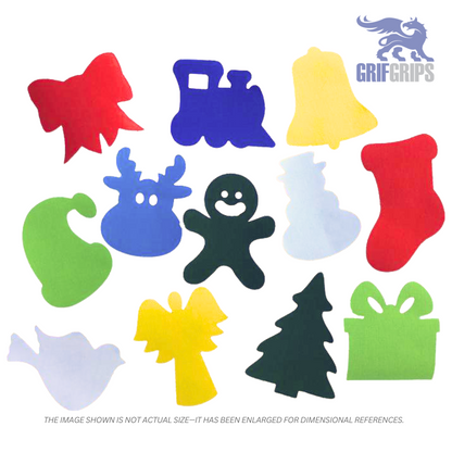 Christmas Cookies Combo - Original Adhesive - 12 Pack - CGM, Infusion & Pump Grips