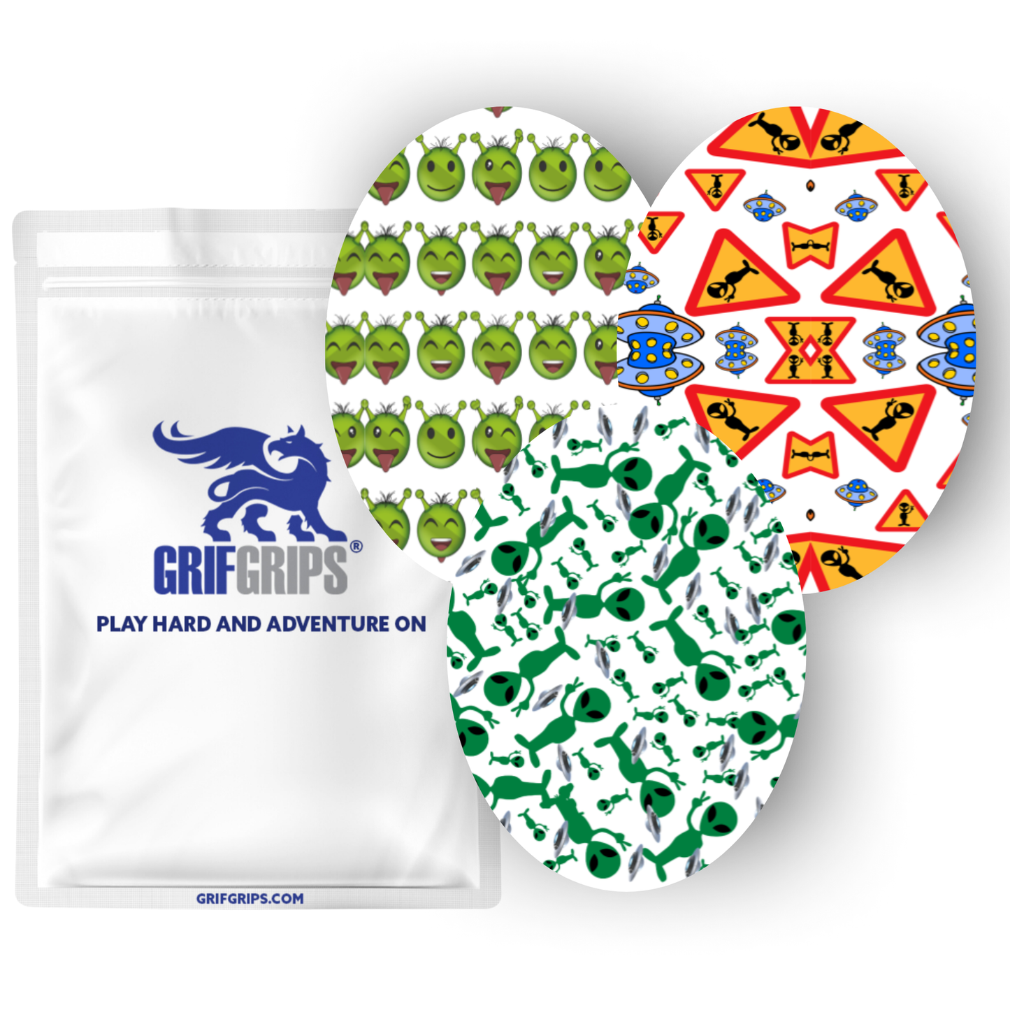 Choose your Theme Combo in Ovals - Extreme Adhesive - 15 Pack - CGM Devices, Infusion Sets & Pump Grips