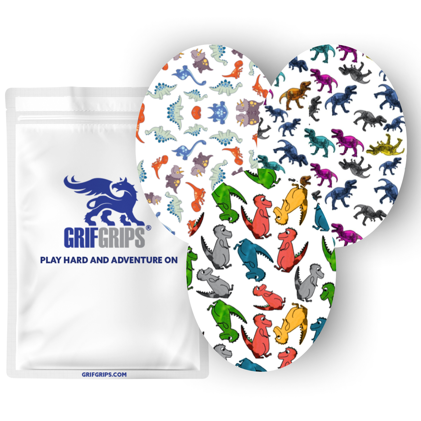 Choose your Theme Combo in Ovals - Extreme Adhesive - 15 Pack - CGM Devices, Infusion Sets & Pump Grips